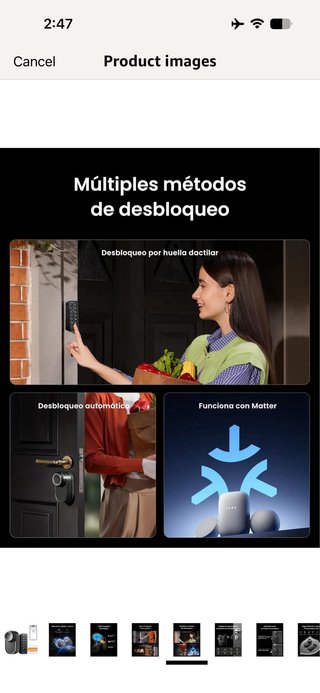 SwitchBot Lock Ultra, WiFi Smart Lock with Touch S