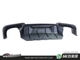 DIFUSOR TRASERO BMW SERIE 5 F10/F11 2010-2017 PERFORMANCE NEGRO MATE