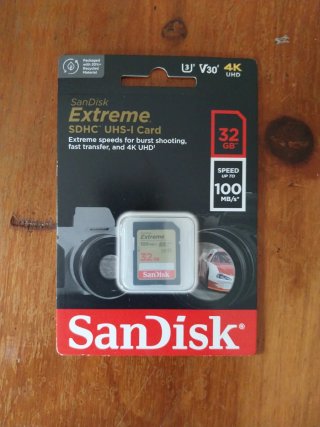 Tarjeta SanDisk Extreme SDHC UHS-I 32GB