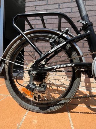 Bicicleta Plegable Negra