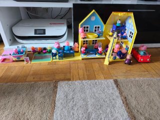 Casita Peppa Pig con figuras y accesorios