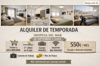 Alquilo apartamento en Oropesa del Mar