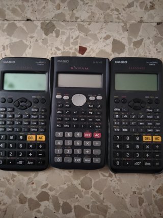 Calculadoras Casio fx-82SPX y fx-82MS
