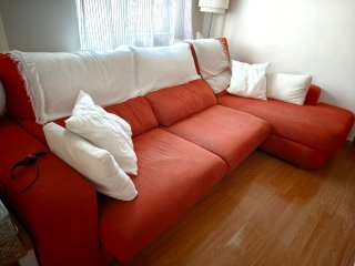 Sofá Chaiselongue Naranja