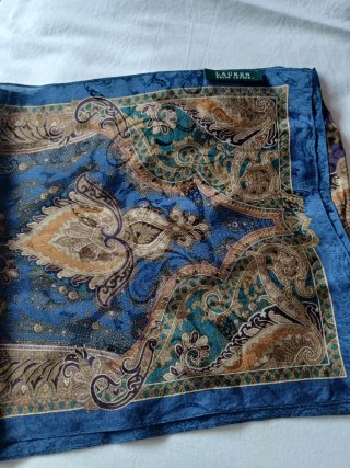 Pañuelo Ralph Lauren Seda 137x36cm