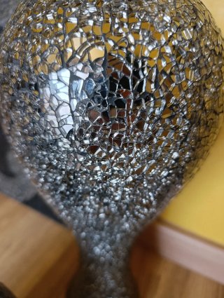 Lote 2 Jarrones Vintage Mosaico Cristal