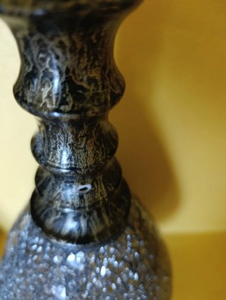 Lote 2 Jarrones Vintage Mosaico Cristal