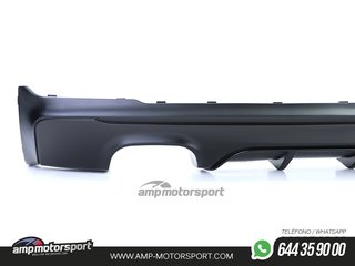 DIFUSOR TRASERO BMW SERIE 2 F22 / F23 LOOK M-PERFORMANCE NEGRO MATE