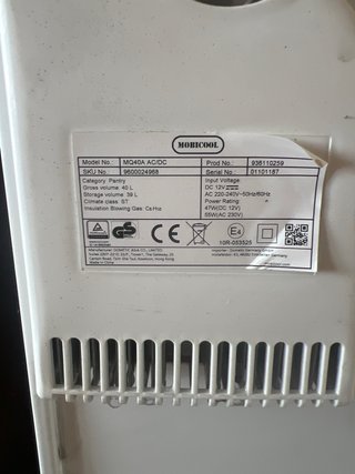 Nevera Mobicool Q40