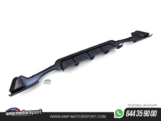 DIFUSOR TRASERO BMW SERIE 4 F32 / F33 /F36 LOOK M-PERFORMANCE NEGRO MATE