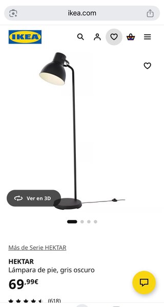 Lámpara de pie moderna