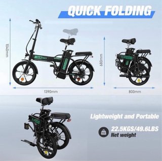 Bicicleta Eléctrica Plegable ELEKGO