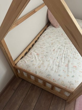 Cama Casita Madera 90x190cm. Mon Lit Cabane