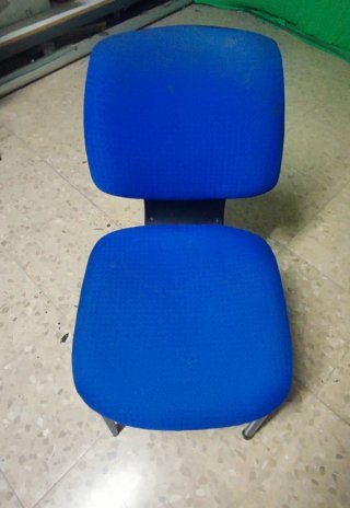 Lote 4 Sillas Oficina Azules