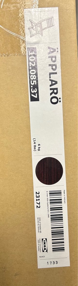 Silla Äpplarö IKEA Madera Marrón