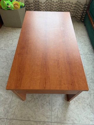 Mesa ratona elevable madera y metal