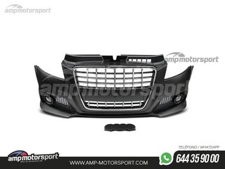 PARAGOLPES DELANTERO PARA AUDI A3 8P LOOK RS3 CROMO CON SRA