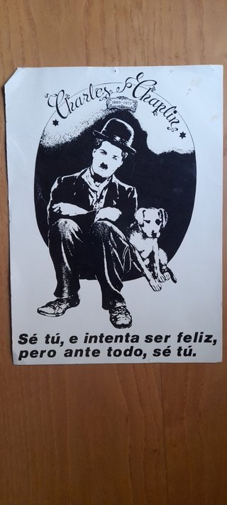 Póster Charles Chaplin DIN A4