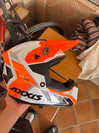 Casco Integral Axxis Naranja