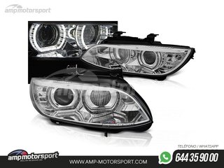 FAROS DELANTEROS OJOS DE ANGEL 3D U PARA BMW SERIE 3 E92 / E93 2006-2010