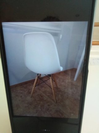 Silla Nórdica Blanca Madera
