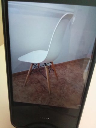 Silla Nórdica Blanca Madera
