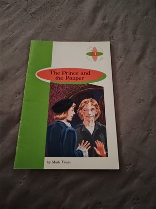 Libro en inglés. The prince and the pauper.
