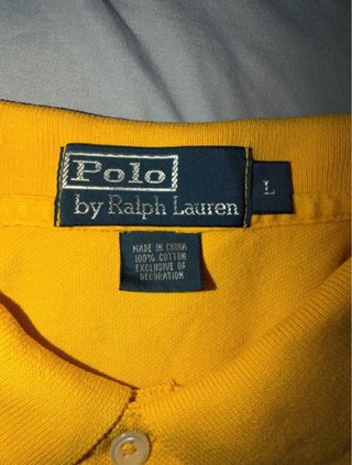 Polo Ralph Lauren Amarillo Talla L