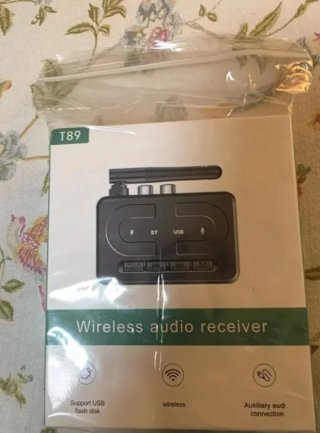 Receptor Audio Bluetooth 6.0 T89 con RCA Jack