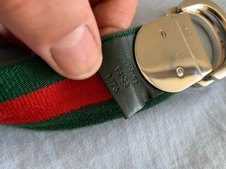 Cintura Gucci Unisex Verde/Rosso