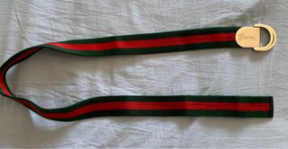 Cintura Gucci Unisex Verde/Rosso