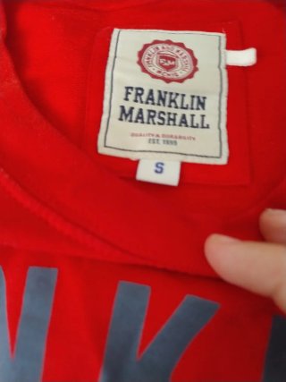 Sudadera Franklin Marshall Roja Talla S y M