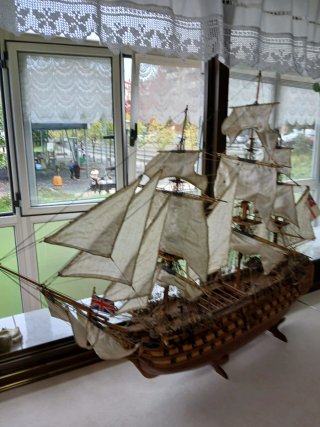 Maqueta Gran Formato HMS Victory Madera (105 cm)
