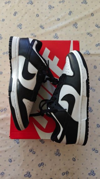 Zapatillas Nike Dunk low negras / blancas