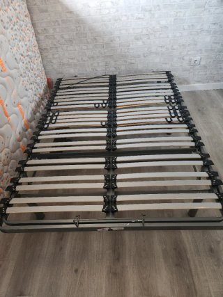 Cama articulada + colchón naranja