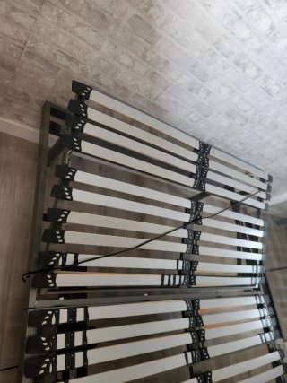 Cama articulada + colchón naranja