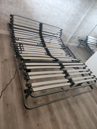 Cama articulada + colchón naranja