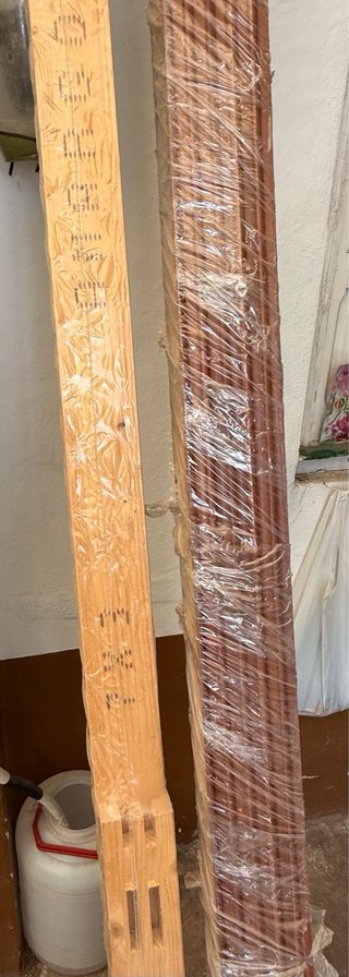 2 Puertas de Madera medida hoja de 72