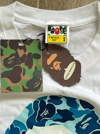 Camiseta BAPE Azul Talla S