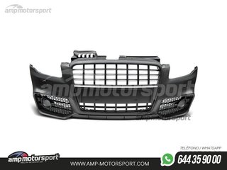 PARAGOLPES DELANTERO PARA AUDI A4 B7 LOOK S4 NEGRO CON PDC/SRA