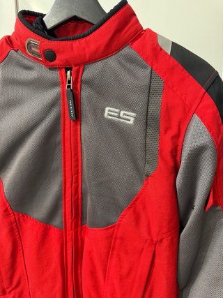 Chaqueta Moto REV'IT Engine Skin T38 Roja Gris