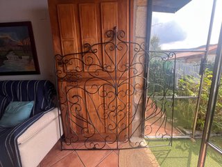 Cabecero forja negro estilo clásico