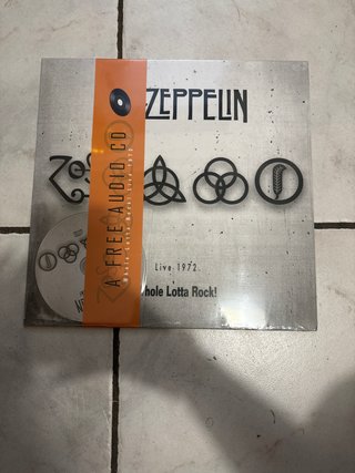 Led Zeppelin Vinile e CD Live 1972