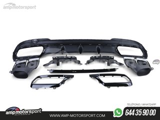 DIFUSOR TRASERO MERCEDES CLASE E W212 LOOK E63 AMG