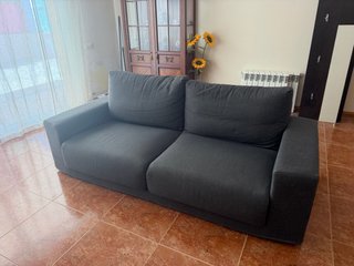 Conjunto Sofás 3+2 Plazas Themas V Tela Gris