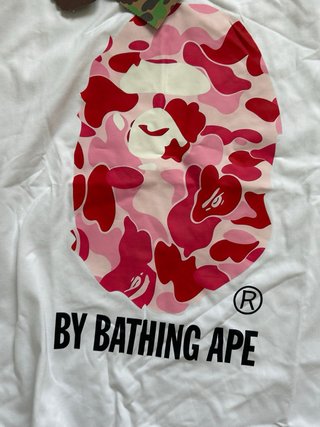 Camiseta BAPE Pink Camo Talla S