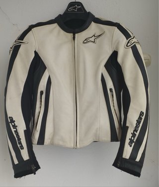 Conjunto Moto Alpinestars Cuero Chaqueta y Pantaló