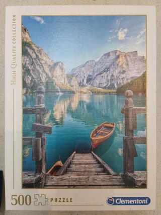 Puzzle Clementoni 500 Piezas Lago Montaña
