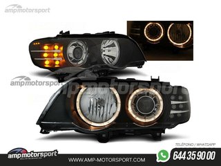 FAROS DELANTEROS OJOS DE ANGEL PARA BMW X5 E53 1999-2003
