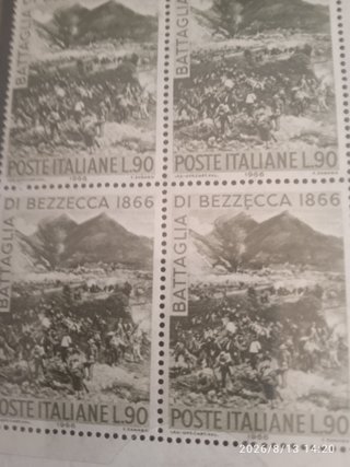 Francobolli Battaglia di Bezzeca 1866